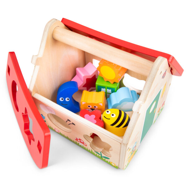 vormenhuis3 New Classic Toys houten vormenhuis