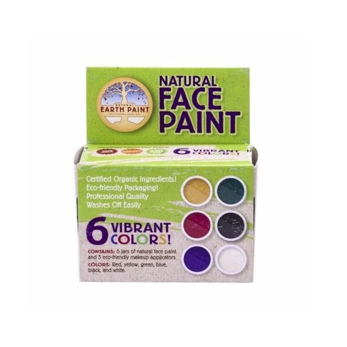 Natural Earth Paint Natural Face Paint Kit - Natuurlijke schmink in 6 kleuren