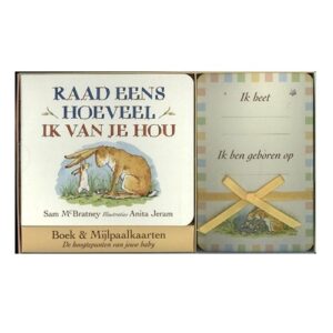 Raad eens hoeveel ik van je hou - boekje en mijlpaalkaarten - Sam McBratney