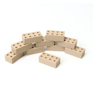 Kids Kabinet Bouwstenen - 10 stuks lichte kleur