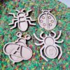 Kiddi - Mini vulvormen - Speel Tray Mini  set insecten