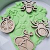 Kiddi - Mini vulvormen - Speel Tray Mini  set insecten