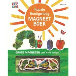 Magneetboek Rupsje Nooitgenoeg Eric Carle Gottmer