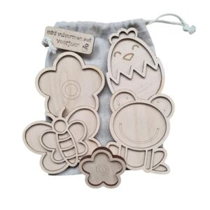 Kiddi - Mini vulvormen - Speel Tray set voorjaar