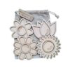 Kiddi - Vulvormen - Speel Tray mini set Flowers bloemen
