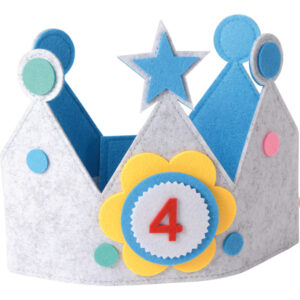Eduplay Verjaardagskroon Birthday Crown blue