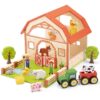 New Classic Toys Wooden Toy Farm Playset Boerderij set