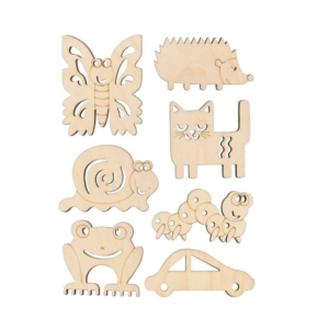 Eduplay zandkammen - zand en speel set 12 houten figuren