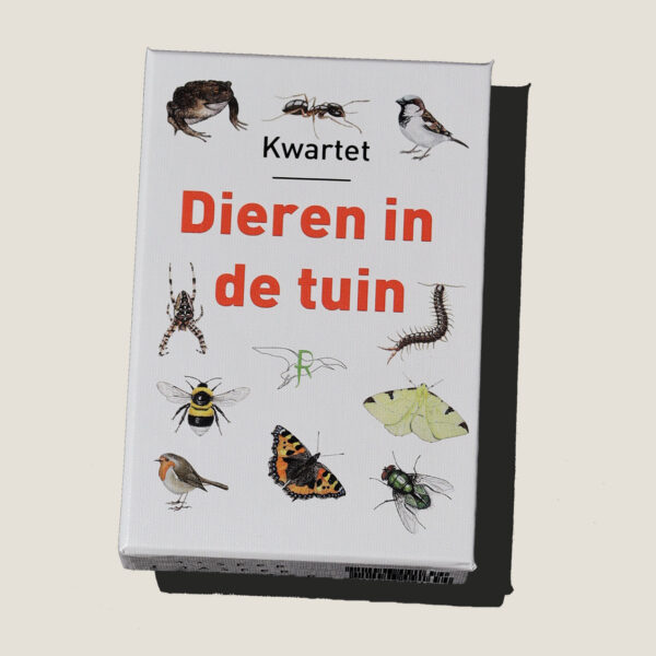 KwartetDierenindetuin-cover-webshop-JDR Tringa Paintings Kwartet “Dieren in de tuin” - Jasper de Ruiter