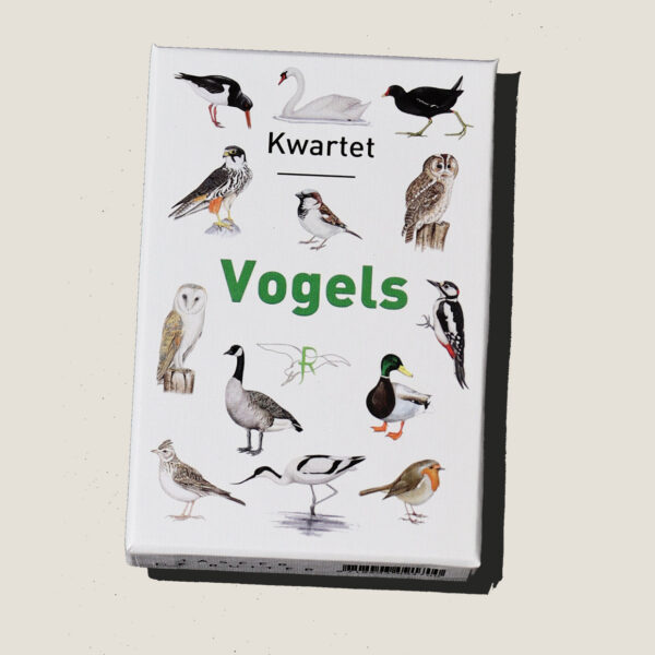 KwartetspelVogels-cover-webshop-JDR Tringa Paintings Kwartet “Vogels” - Jasper de Ruiter