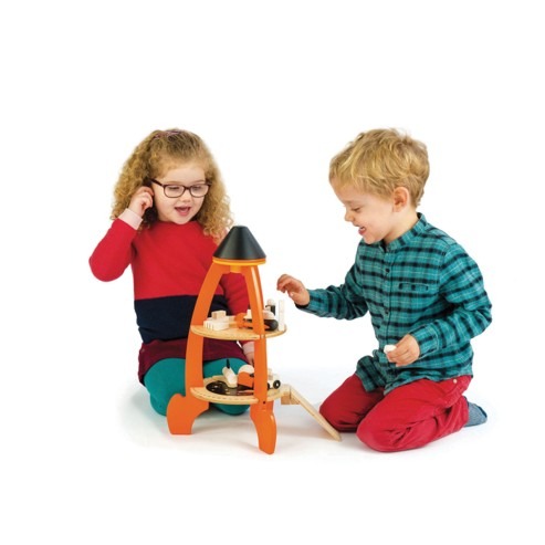 Raket (1) Ontdek de Tender Leaf Toys Wolf Cosmic Rocket Set – Ruimteraket & Speelset in één!
