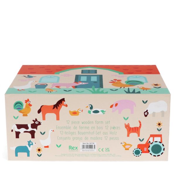 boerderij4 Rex London houten Boerderij speelset wooden farm playset
