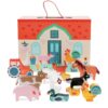 Rex London houten Boerderij speelset wooden farm playset