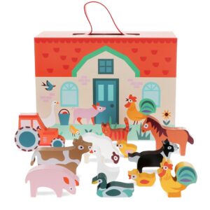 Rex London houten Boerderij speelset wooden farm playset