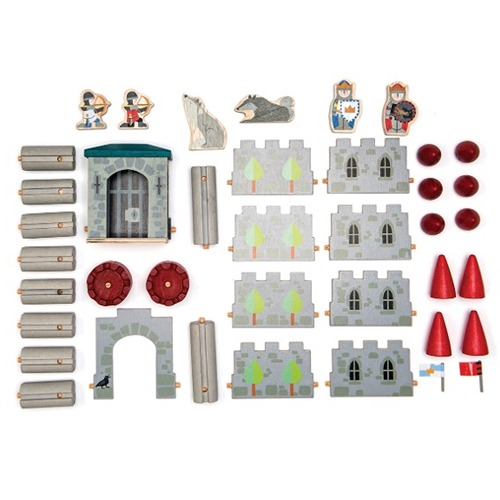kasteel1 (2) Tender Leaf Toys Wolf Castle - chateau de loup - houten wolf kasteel