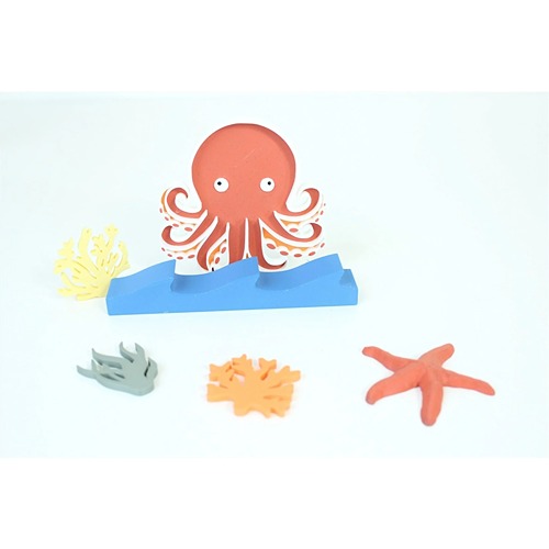 kids-kabinet-vulvorm-pla-octopus 3 Kids Kabinet PLA Koraal set van 5 figuren