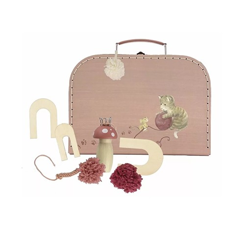 Wolset Pompom maken in knutsel koffer – Egmont Toys creatief knutselpakket voor kinderen vanaf 5 jaar