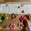 Lente flashcards Montessori speelgoed – educatieve kaarten voor de seizoenstafel van Wildebras