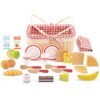 27-delige picknickmand set met bordjes, bekers en snacks