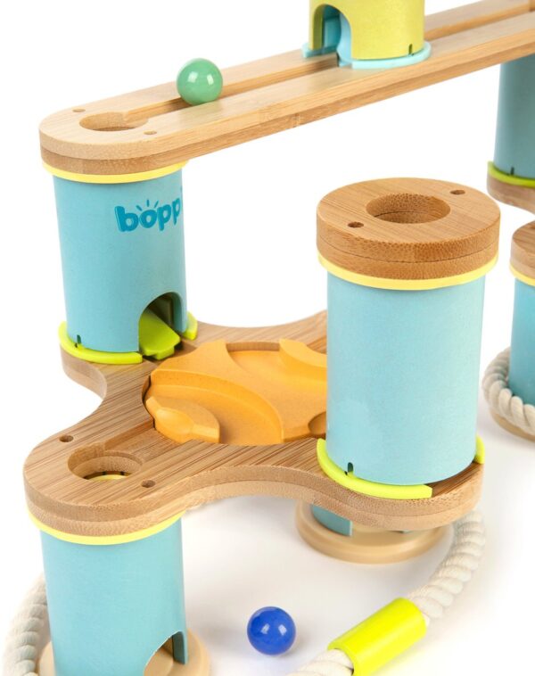 Boppi marble run accessoires – houten spoorwissels