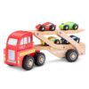new-classic-toys-autotransporter-houten-speelgoed Houten New Classic Toys Autotransporter met auto’s