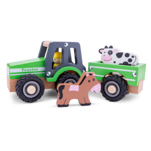 tractor-speelgoed-new-classic-toys-het-speellab Speelgoed tractor met houten boerderijdieren – Het Speellab