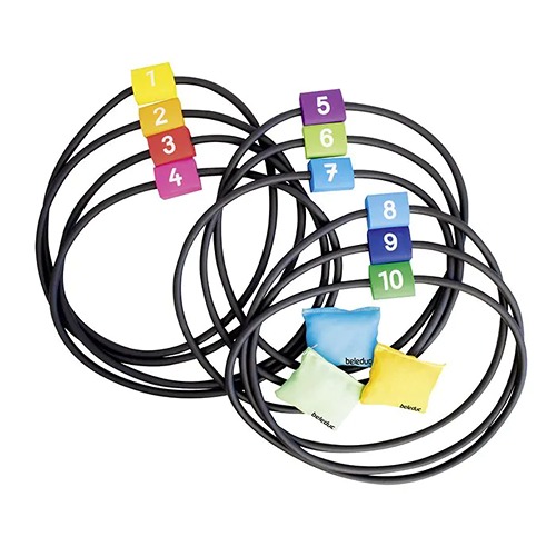 Complete Beleduc Jump & Throw set met ringen en werpzakjes
