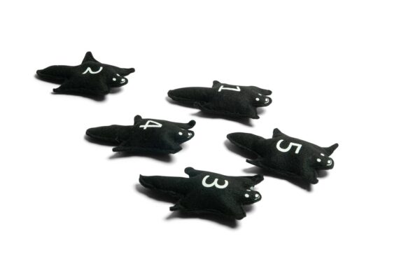 Vijf eekhoorns parachutespel BS Toys