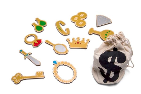 Educatief denkspel voor kinderen BS Toys De Dief de losse onderdelen verkrijgbaar bij het Speellab