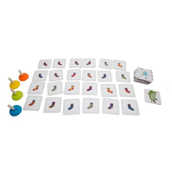 Zuignap sokken memoryspel van BS Toys