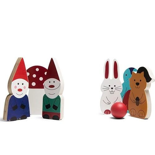 BS Toys kabouter bowling speelset 7 delig