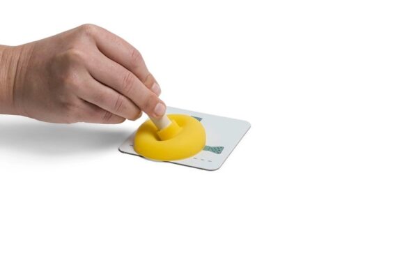 Zuignap sokken memoryspel van BS Toys detailfoto zuignap op kaart