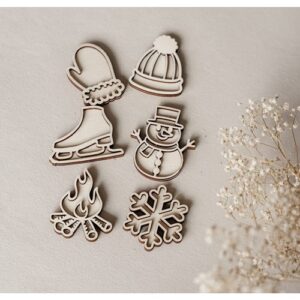 closeup set kleine vultrays thema winter bij heyt speellab