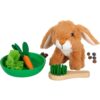 pluchen-konijn-small-foot-spelwereld Knuffel konijn accessoires voor rollenspel dierenverzorging
