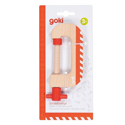 Houten schroefklem speelgoed ter ontwikkeling van fijne motoriek