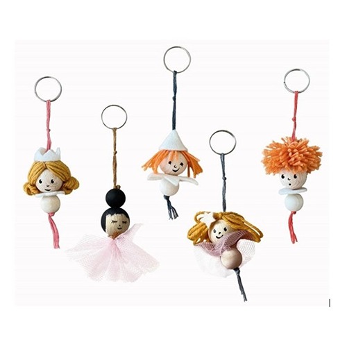 Egmont Toys sleutelhanger poppetjes maken – DIY knutselset voor kinderen – Het Speellab