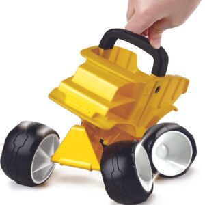 Hape kiepwagen Dump Truck Geel speelgoed voor binnen en buiten spelen