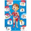 Poster van Hape Human Body Puzzle educatieve puzzel