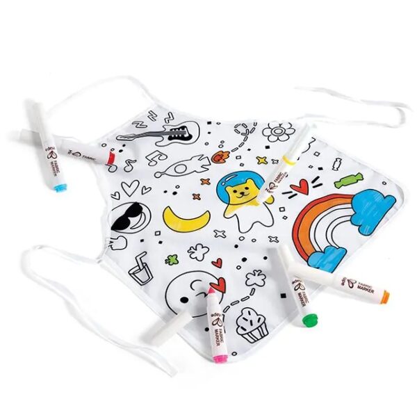 Creatief speelgoed Hape keukenschort kleuren knutselset