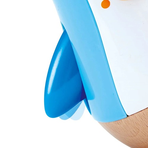 Educatief babyspeelgoed Hape Penguin Musical Wobbler met muziek detail bewegende vleugel