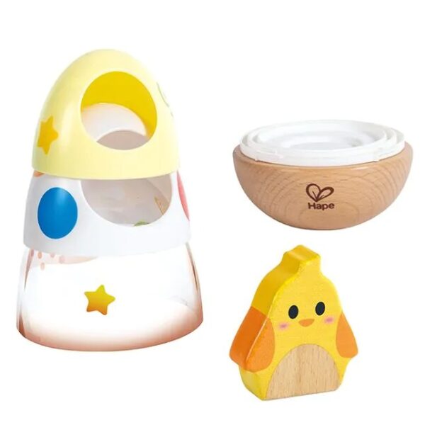 Duurzame onderdelen van Hape wobble wonder tuimelaar