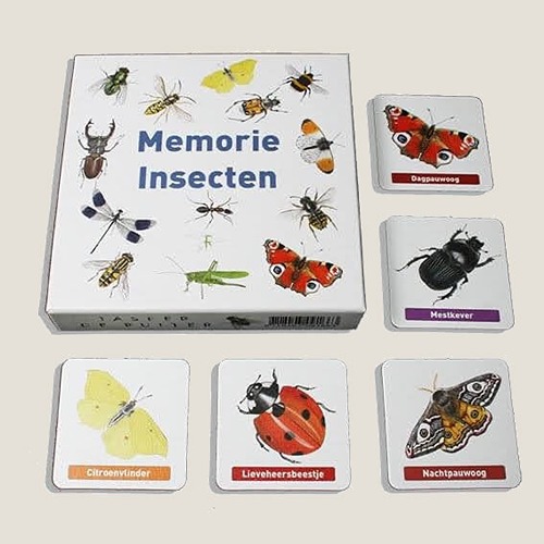 Tringa paintings een educatief duurzaam memoryspel insecten getekend door Jasper de Ruiter cverkrijgbaar bij het speellab.