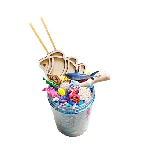 Pot PourandPlay met inhoud zichtbaar in pot verkrijgbaar bij Het Speellab